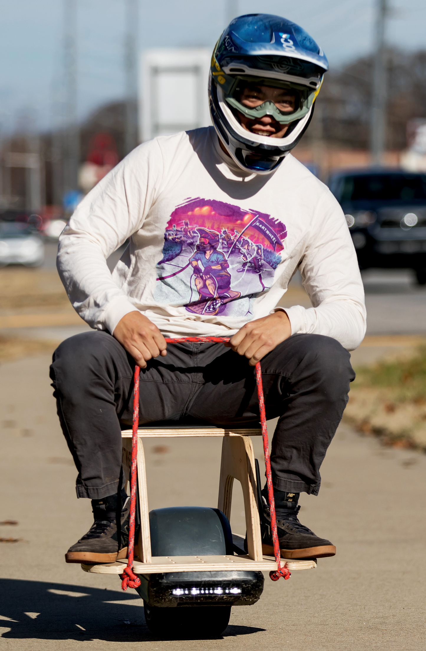 Kartwheel-Long Sleeve - Black Heather