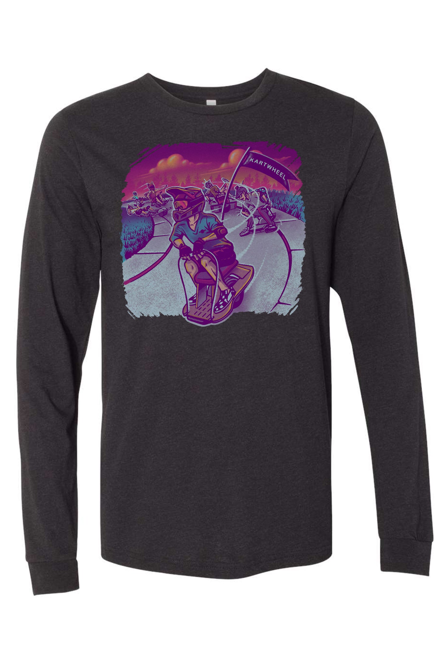 Kartwheel-Long Sleeve - Black Heather